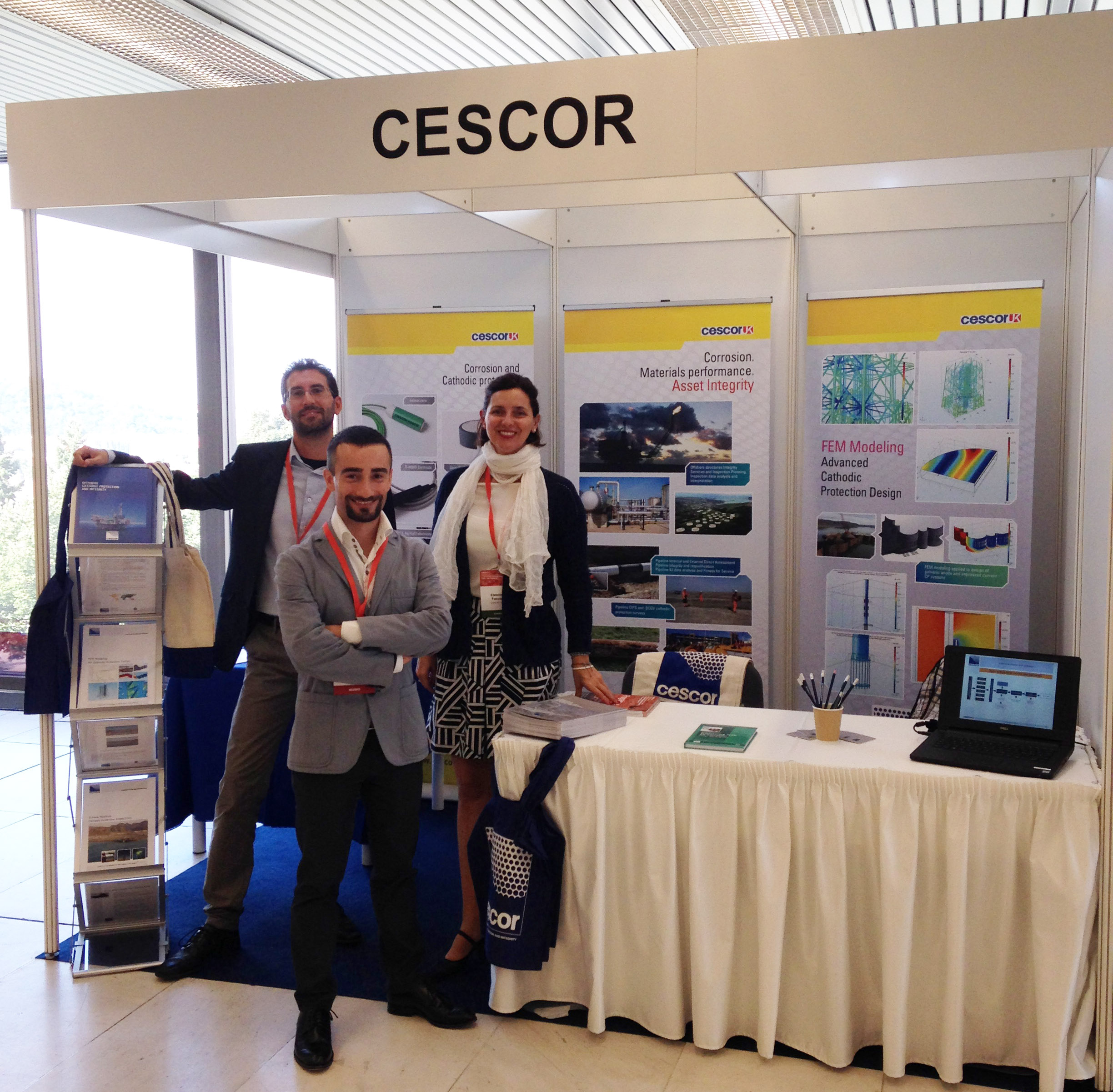 Cescor's exhibition stand at Eurocorr 2017